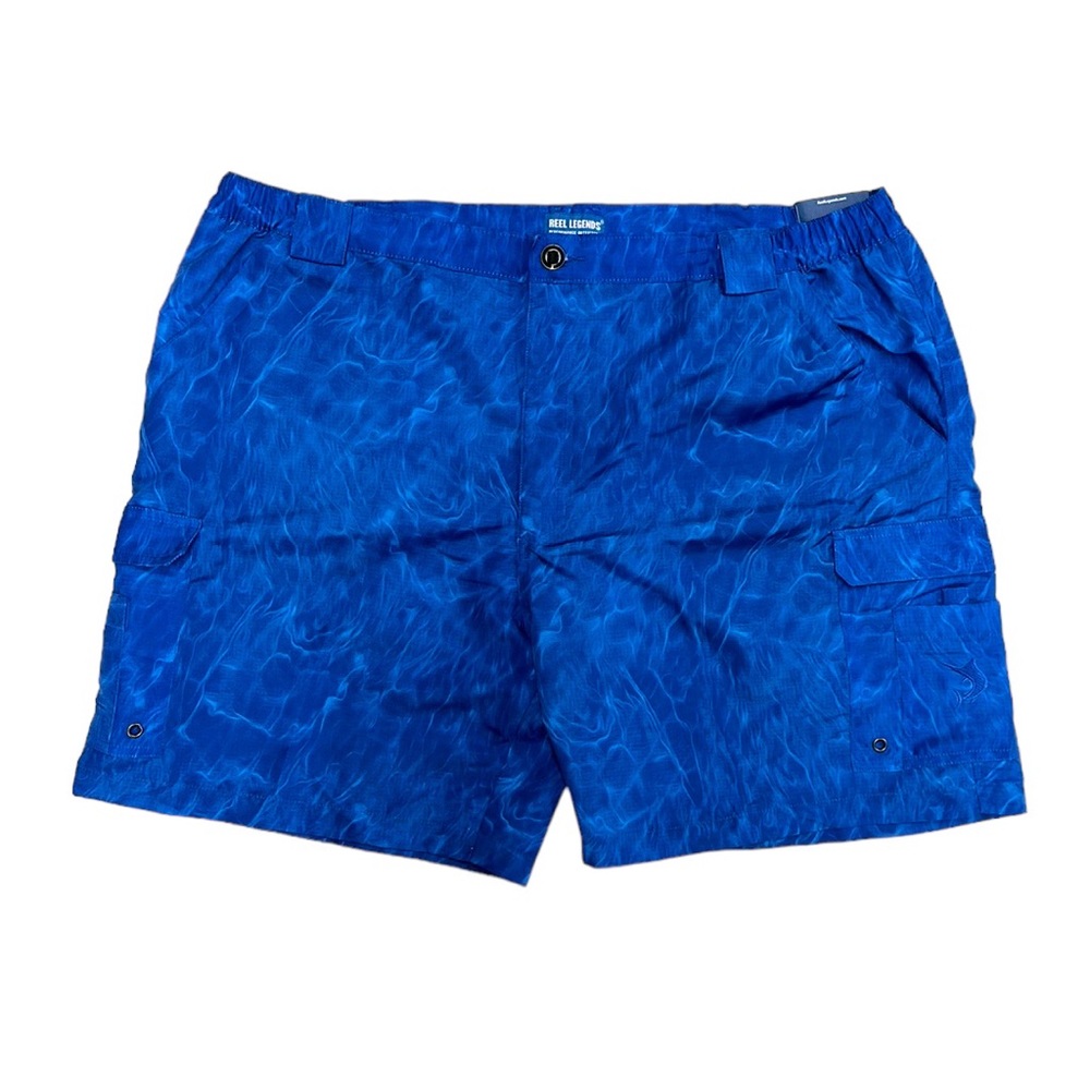 Reel Legends Performance Outfitters Money Blue Bonefish Swim Fishing Shorts XXL